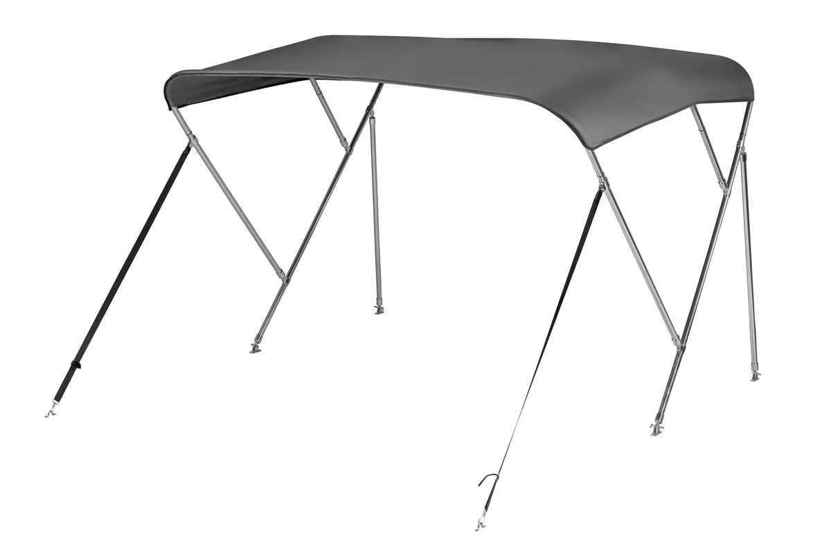 NALUX  RVS Biminitop 3 bogen - Hoogte 117 cm -Breedte 155-169 cm