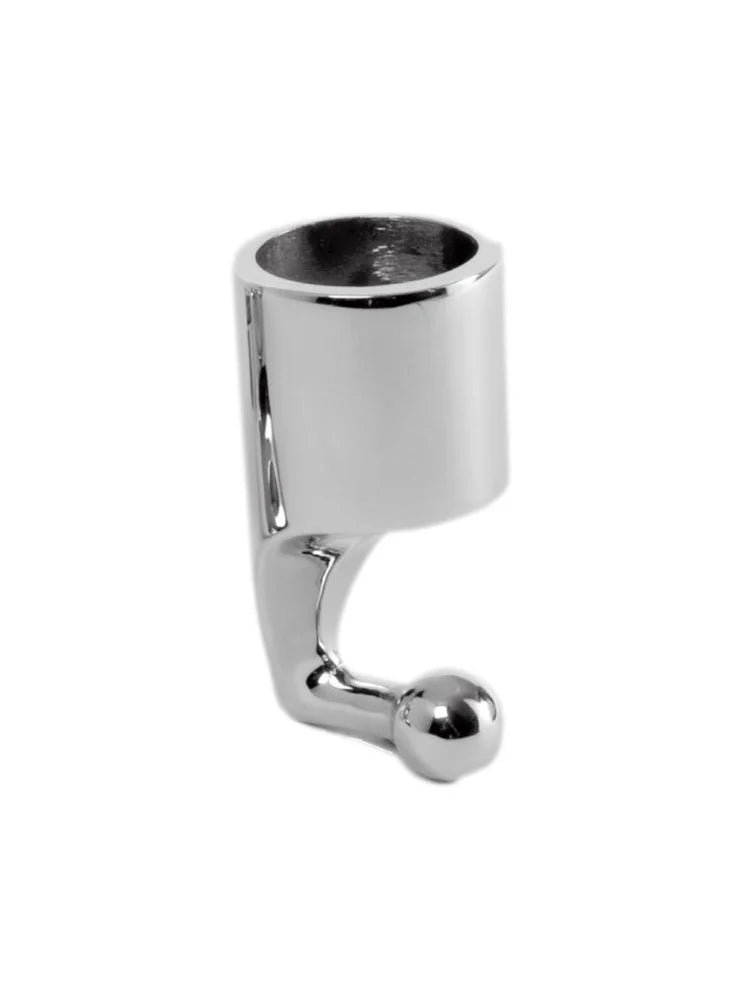 90° cap AISI316 for 25-mm pipe mounting