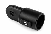 Eindkap Biminitop met Oog 25 mm  – Zwart Nylon