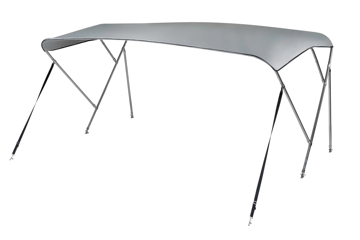 NALUX  RVS Biminitop 3 bogen - Hoogte 137 cm -Breedte 170-182 cm