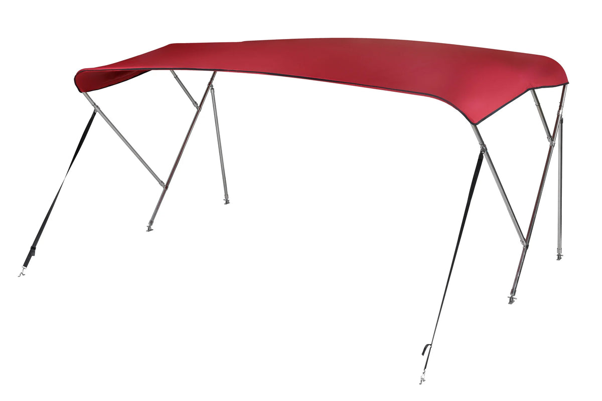 NALUX  RVS Biminitop 3 bogen - Hoogte 137 cm -Breedte 170-182 cm