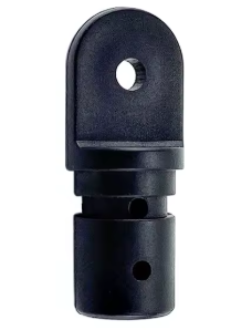Eindstuk met oog bevestiging voor biminitop buisdiameter: 25mm