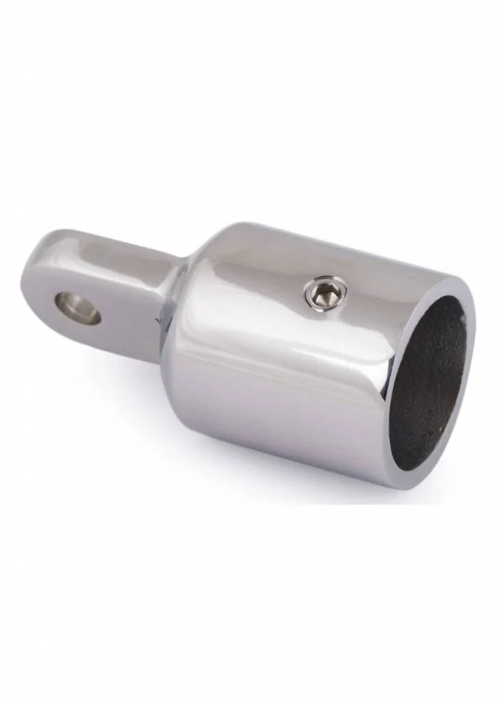 Eindkap buis met oog - RVS - 25 mm