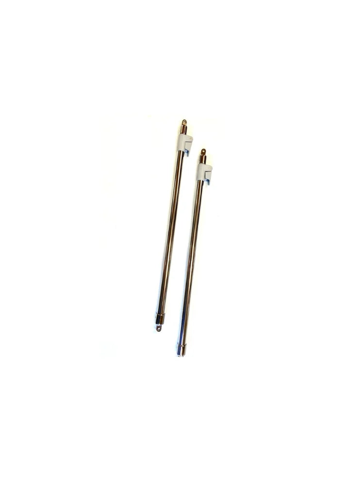 Steunpalen RVS Verstelbaar(set) 65 tot 125 cm