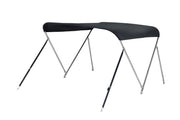NALUX RVS Biminitop 2 bogen - Hoogte 110 cm -Breedte 130-150 cm