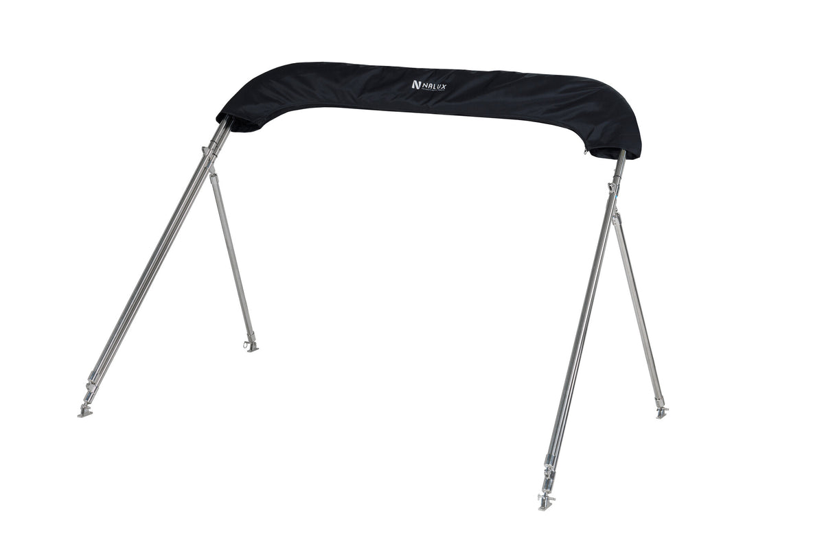 NALUX RVS Biminitop 2 bogen - Hoogte 110 cm -Breedte 150-170 cm