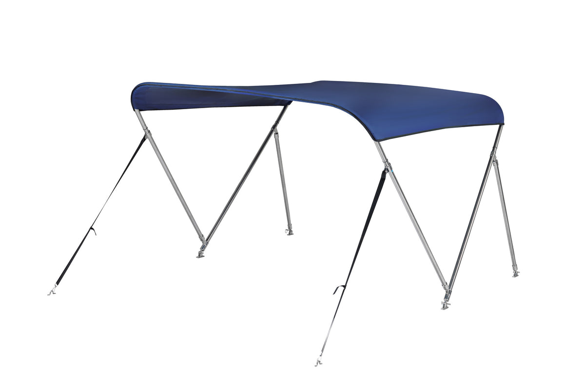 NALUX RVS Biminitop 2 bogen - Hoogte 110 cm -Breedte 130-150 cm