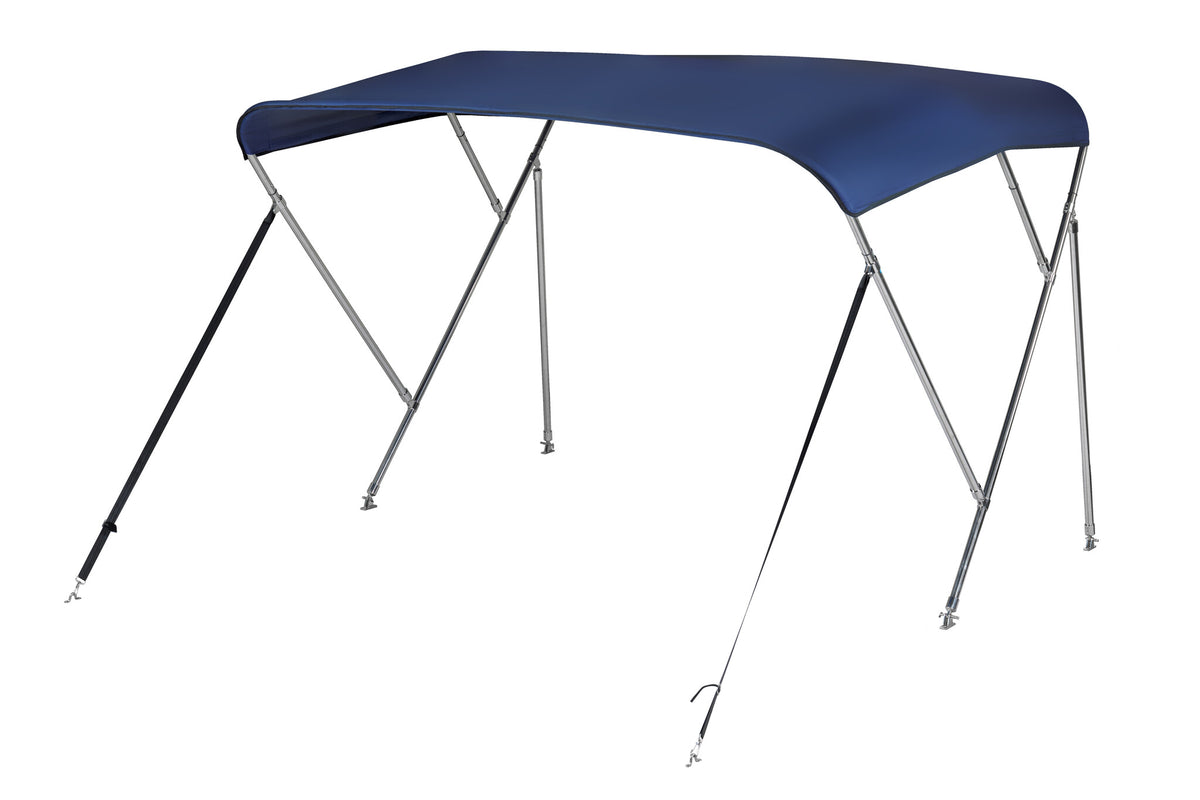 NALUX  RVS Biminitop 3 bogen - Hoogte 137 cm -Breedte 170-182 cm