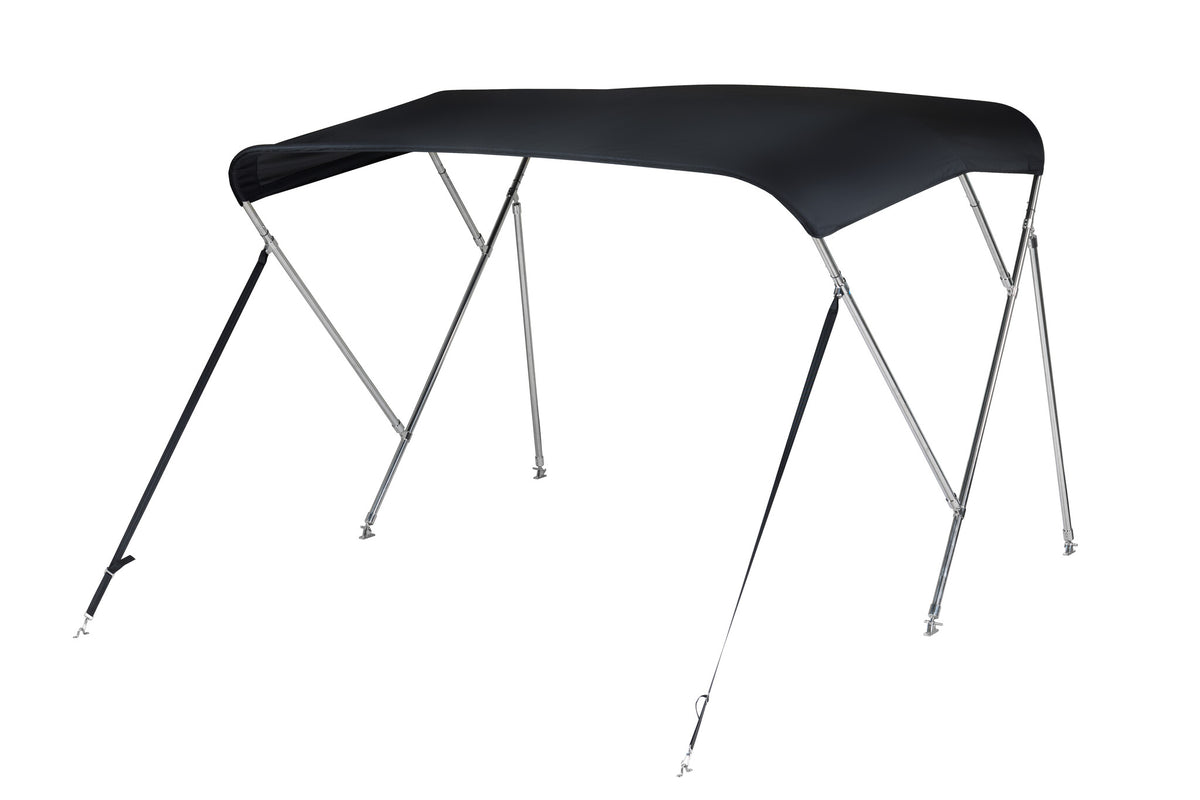 NALUX  RVS Biminitop 3 bogen - Hoogte 117 cm -Breedte 231-243 cm