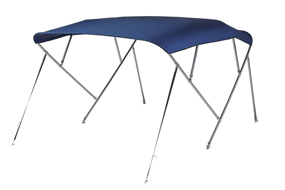NALUX  RVS Biminitop 4 bogen - Hoogte 117 cm -Breedte 231-243 cm