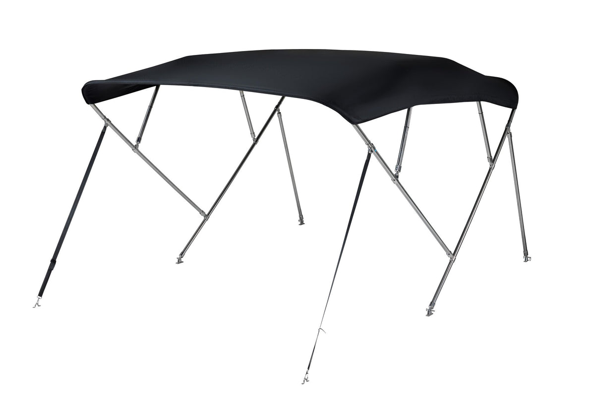 NALUX  RVS Biminitop 4 bogen - Hoogte 117 cm -Breedte 317-330 cm